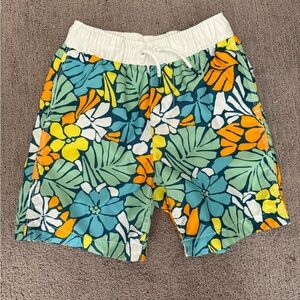 GAP Boys Floral swim trunks - Blue, Green, Orange